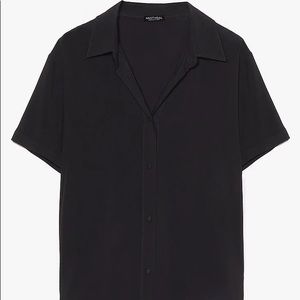 Boxy Oversized Short Sleeve Shirt